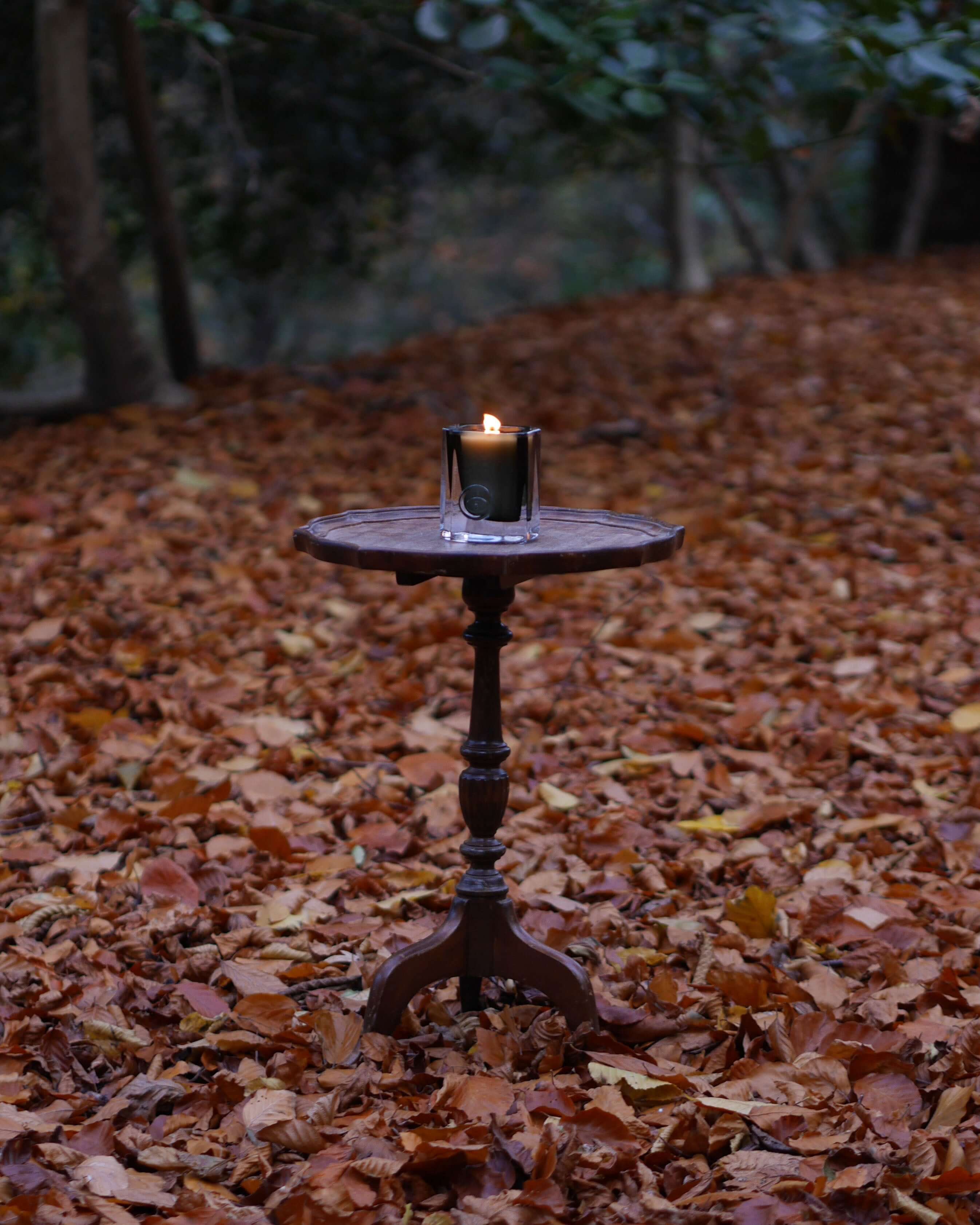 Tonquin scented candle and glass vessel 