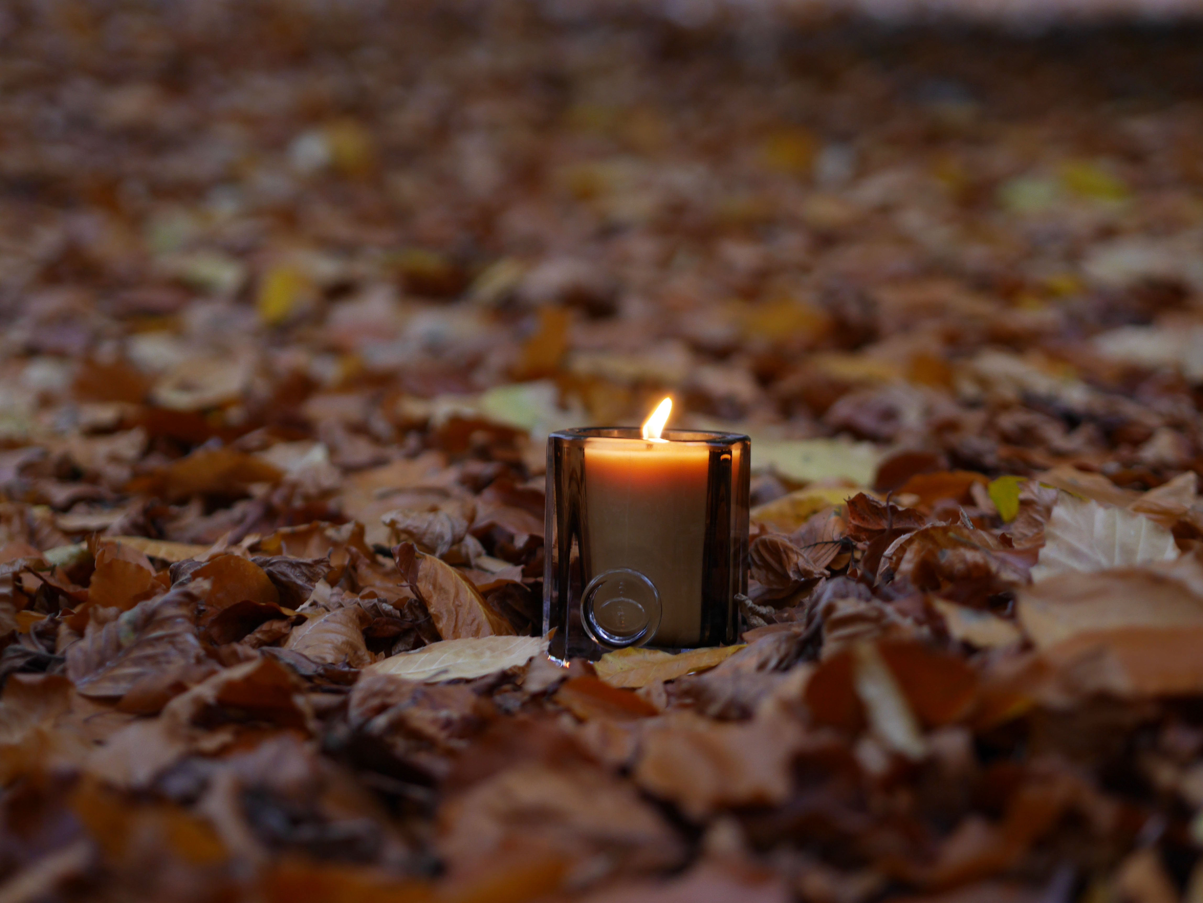 Glass blown vessels and perfumed candles